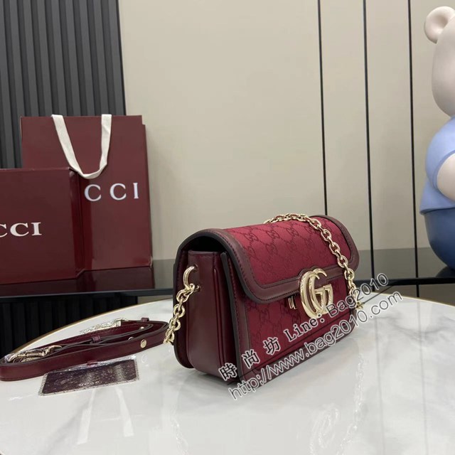 Gucci專櫃古馳最新款2025春夏Go系列鏈條肩背包 jh2979型號：826761